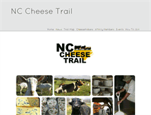 Tablet Screenshot of nccheesetrail.com